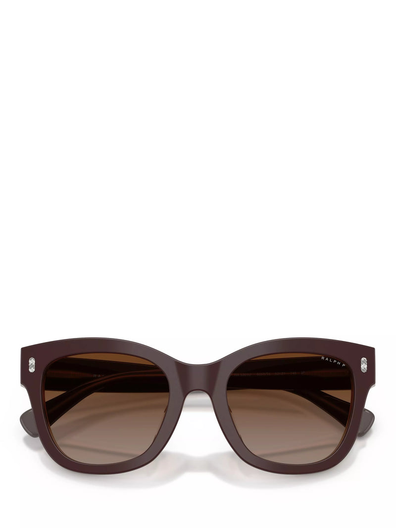 Ralph Lauren women's polarised oval sunglasses brown, 52mm lens, imported from the UK
