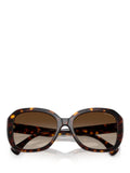 Ralph Lauren women's square sunglasses brown acetate - British product