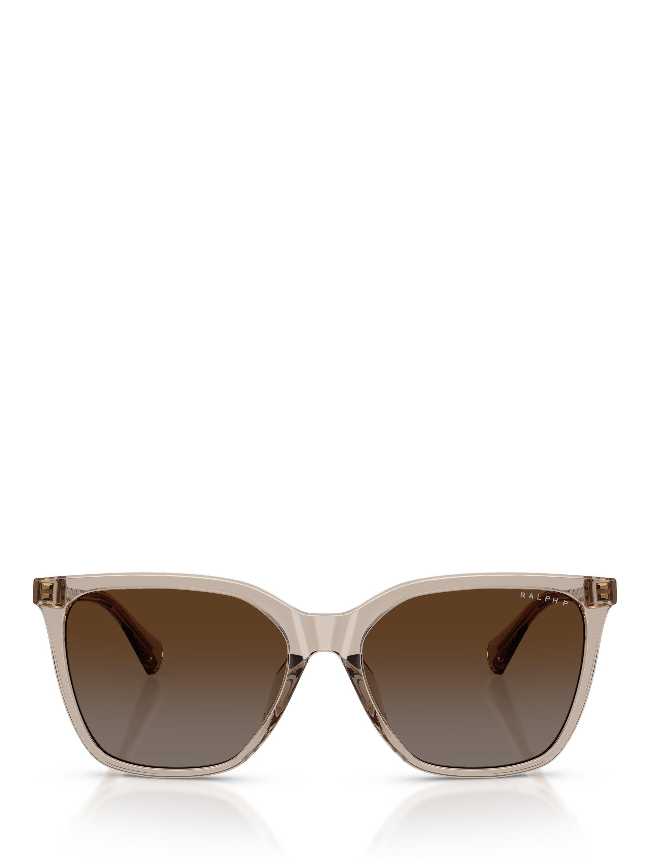 Ralph Lauren square sunglasses beige brown gradient (British brand)