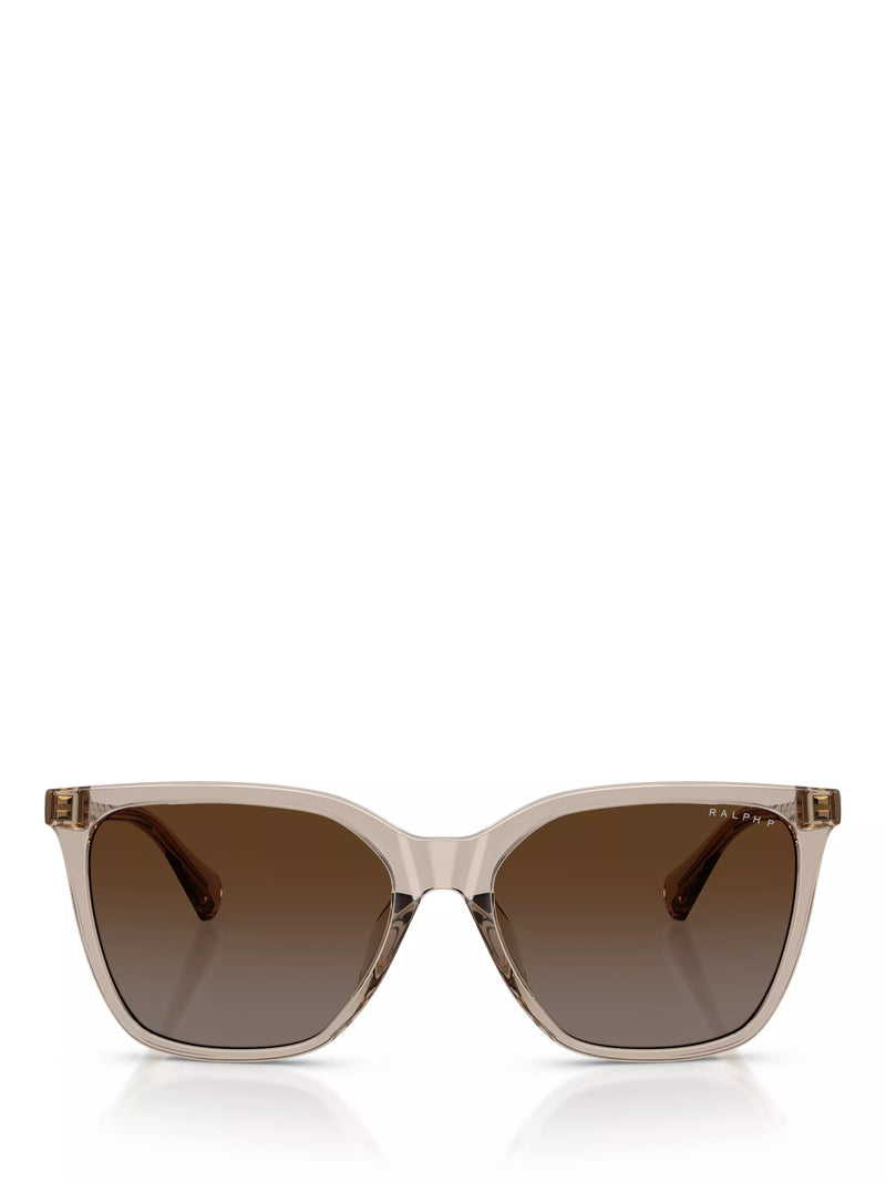 Ralph Lauren square sunglasses beige brown gradient (British brand)