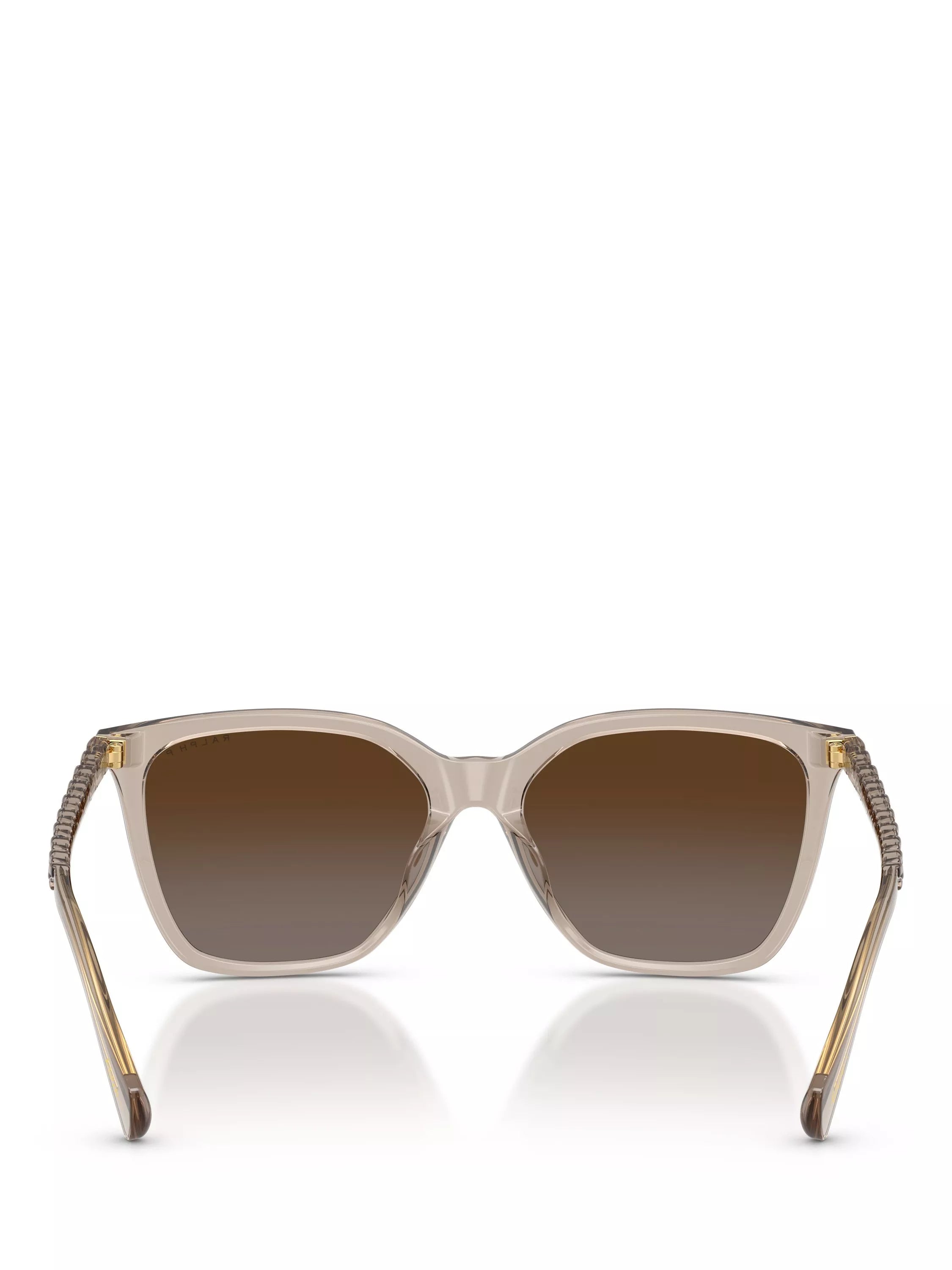 Ralph Lauren square sunglasses beige brown gradient (British brand)