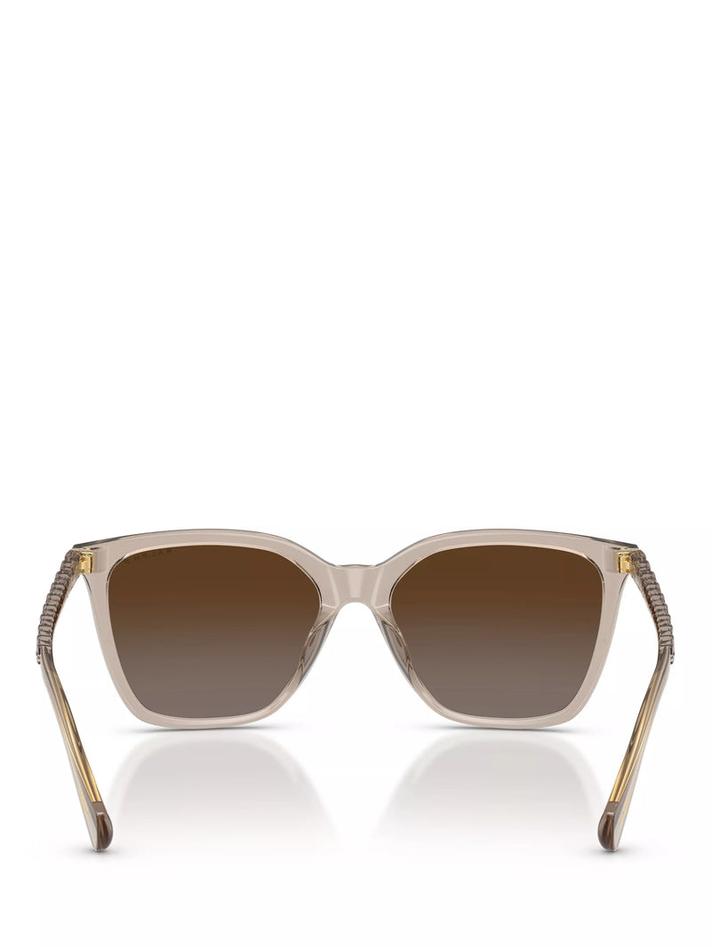 Ralph Lauren square sunglasses beige brown gradient (British brand)