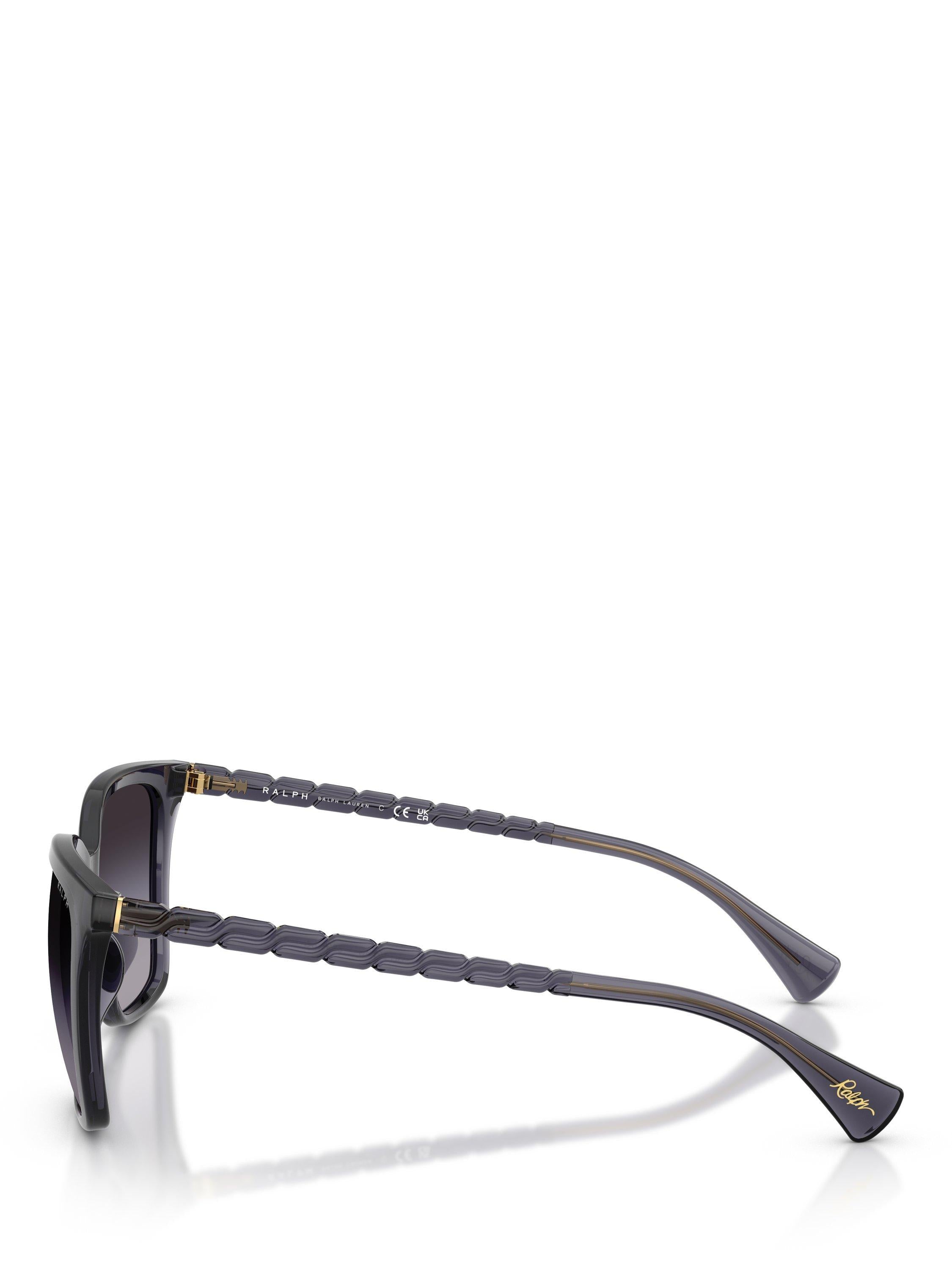 Ralph Lauren women's D-Frame sunglasses violet gradient 56mm - British product