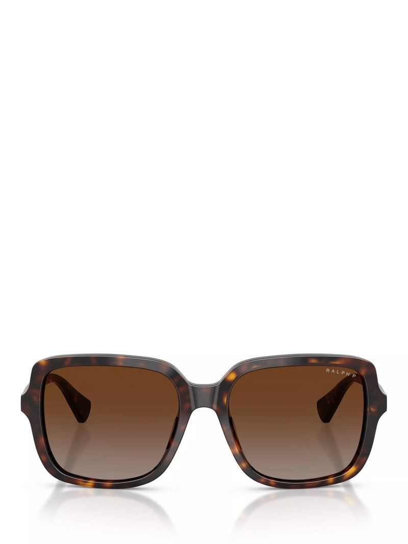 Ralph Lauren square polarised sunglasses brown frame 56mm (British brand)
