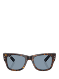Ray-Ban Mega Wayfarer Havana blue sunglasses 51mm, UK version