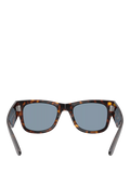 Ray-Ban Mega Wayfarer Havana blue sunglasses 51mm, UK version