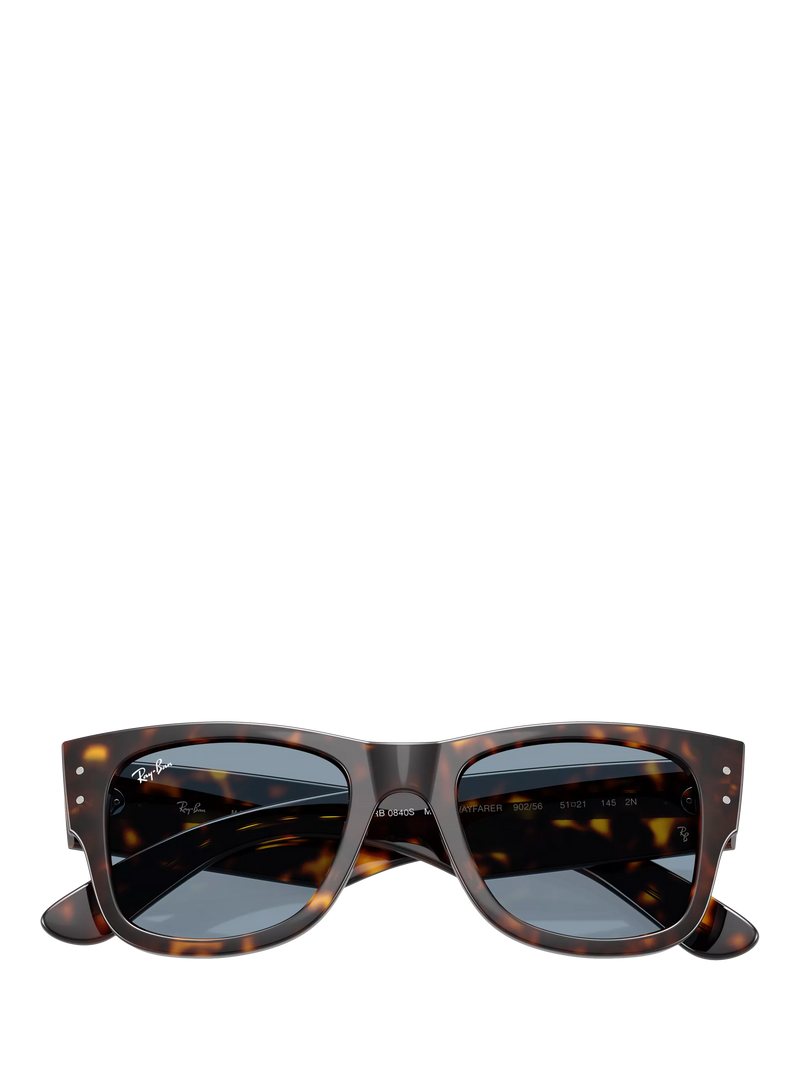 Ray-Ban Mega Wayfarer Havana blue sunglasses 51mm, UK version