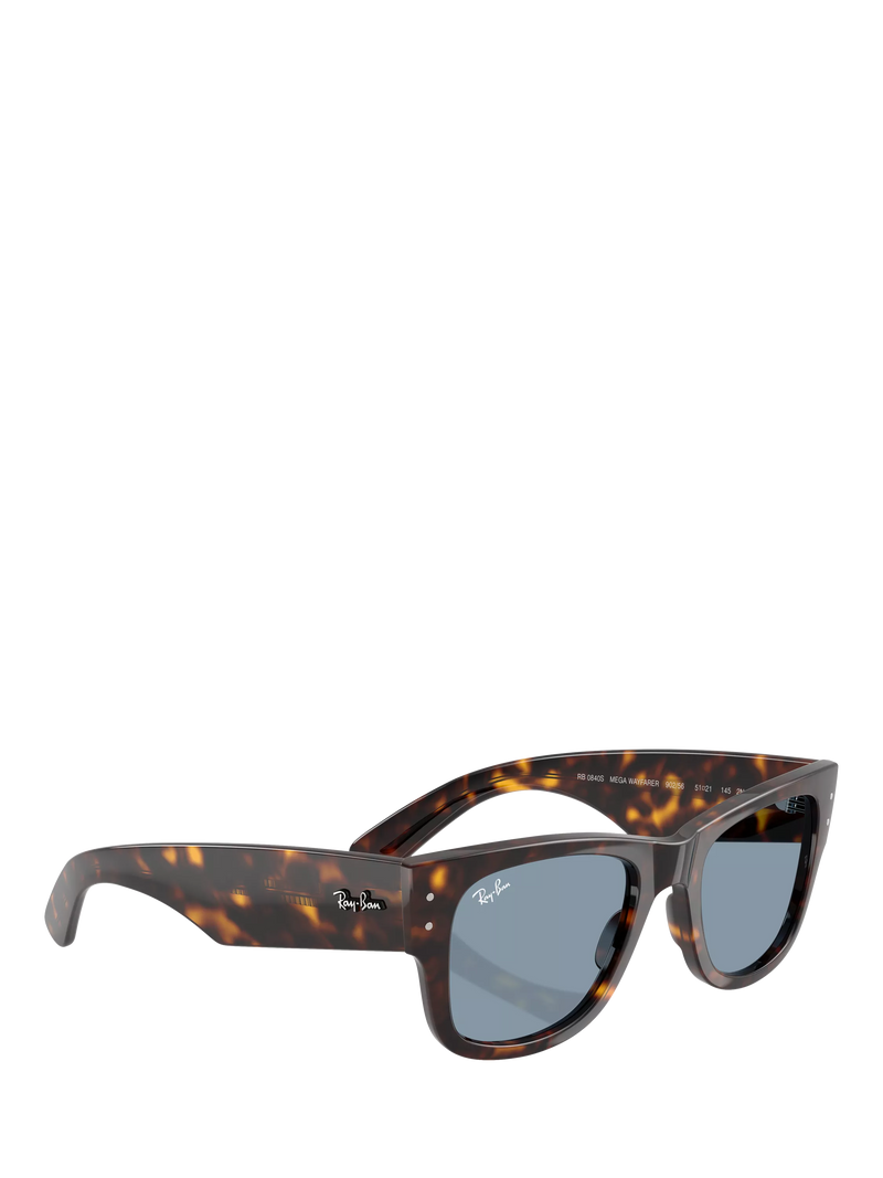 Ray-Ban Mega Wayfarer Havana blue sunglasses 51mm, UK version