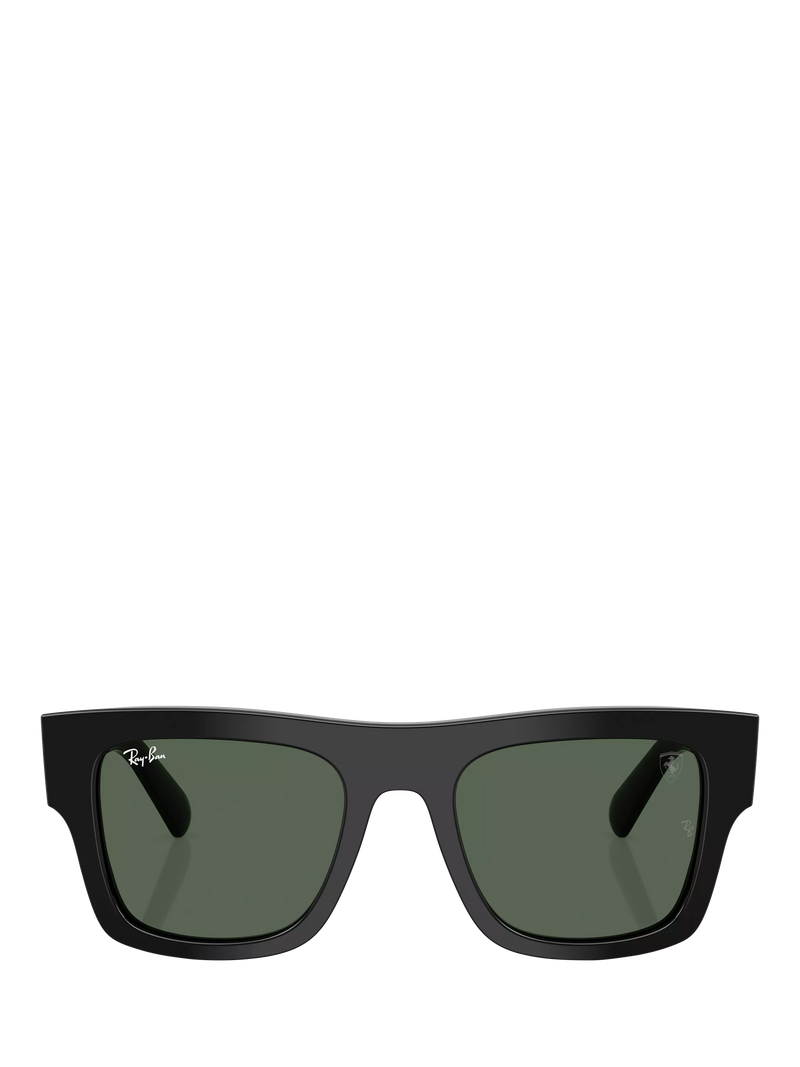 Ray-Ban square sunglasses black frame, UK version