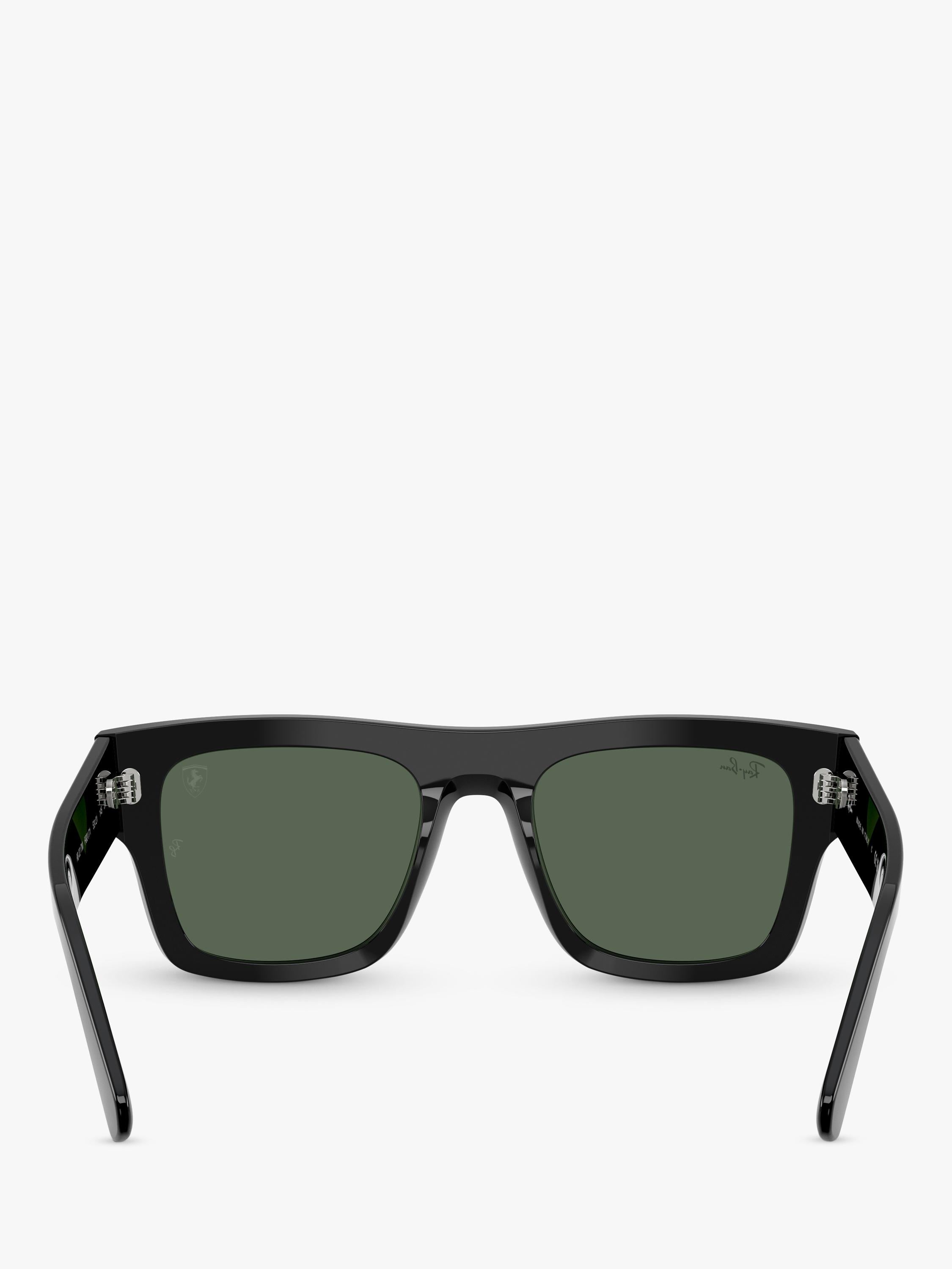 Ray-Ban square sunglasses black frame, UK version