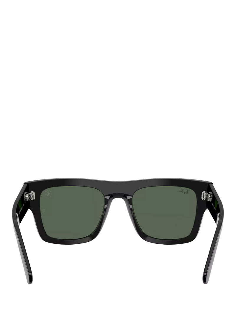 Ray-Ban square sunglasses black frame, UK version