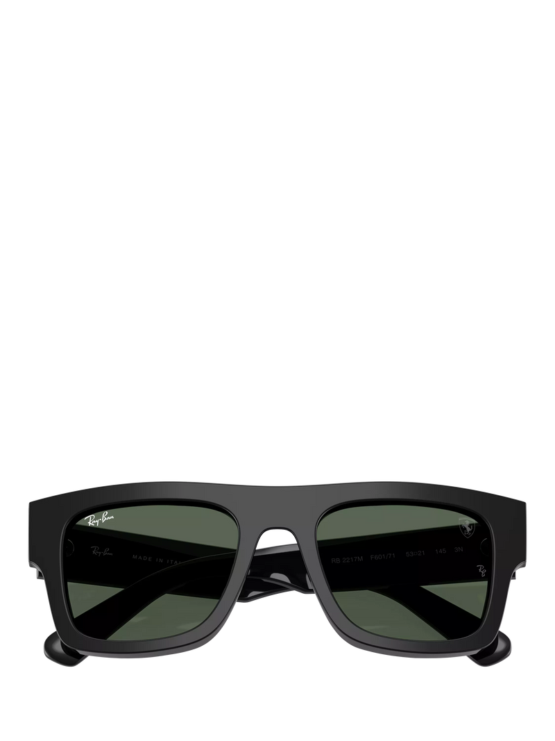 Ray-Ban square sunglasses black frame, UK version