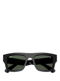 Ray-Ban square sunglasses black frame, UK version