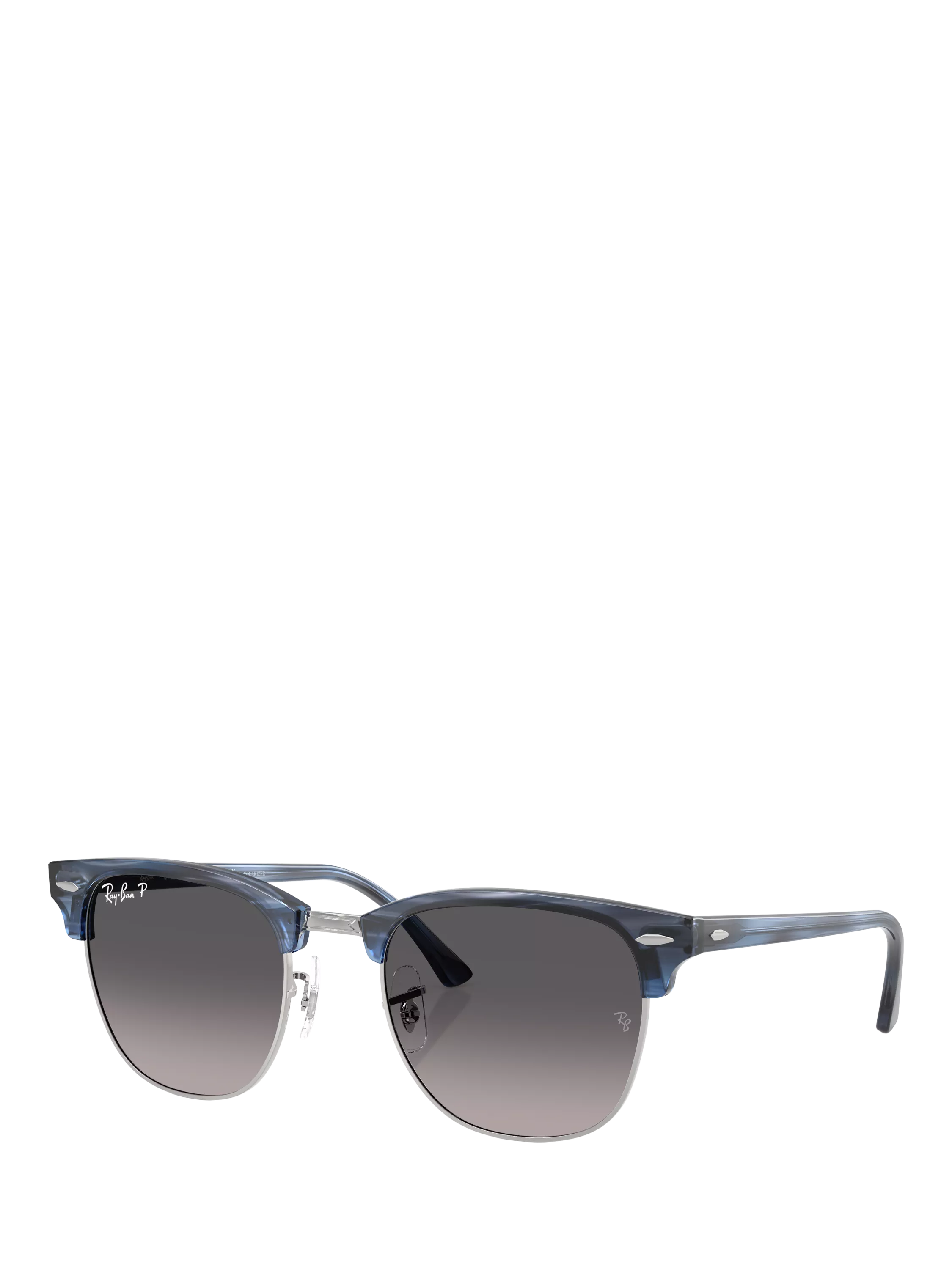 Ray-Ban square sunglasses blue/grey 51mm, imported from the UK