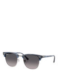 Ray-Ban square sunglasses blue/grey 51mm, imported from the UK