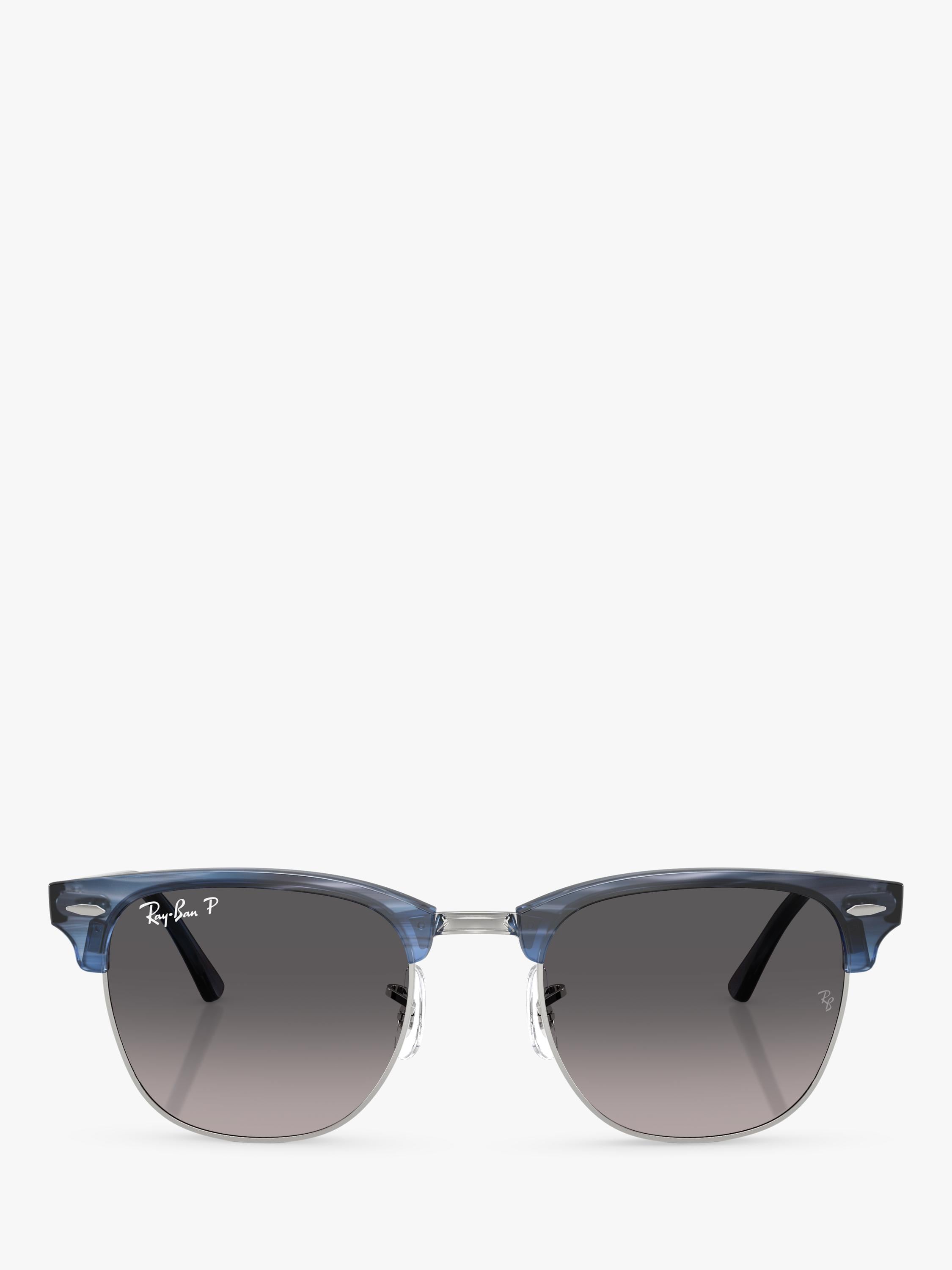 Ray-Ban square sunglasses blue/grey 51mm, imported from the UK