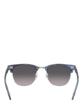 Ray-Ban square sunglasses blue/grey 51mm, imported from the UK