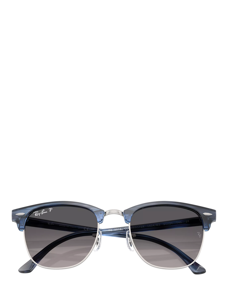 Ray-Ban square sunglasses blue/grey 51mm, imported from the UK