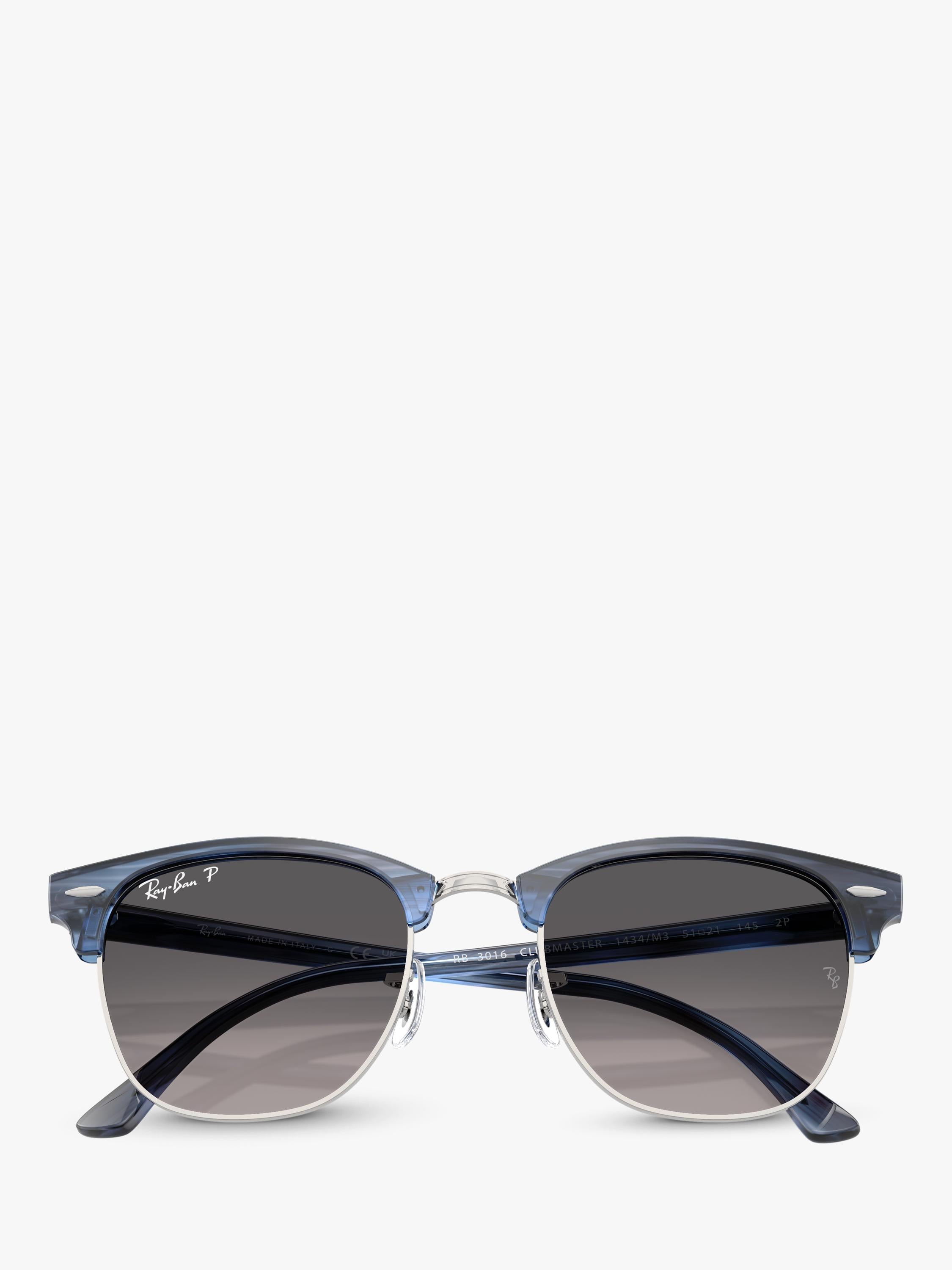 Ray-Ban square sunglasses blue/grey 51mm, imported from the UK