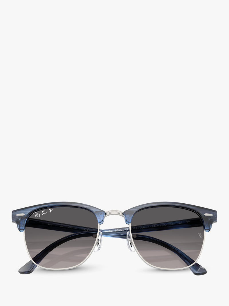 Ray-Ban square sunglasses blue/grey 51mm, imported from the UK