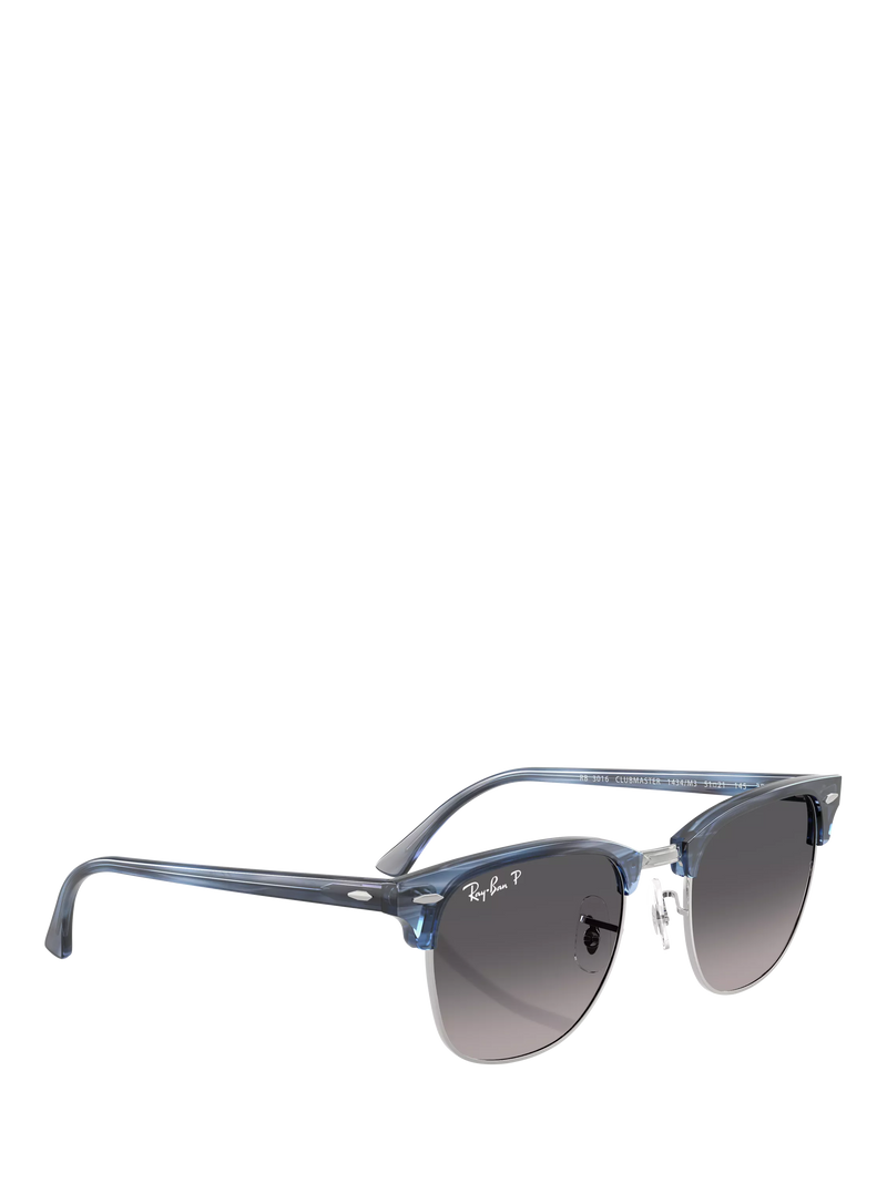 Ray-Ban square sunglasses blue/grey 51mm, imported from the UK