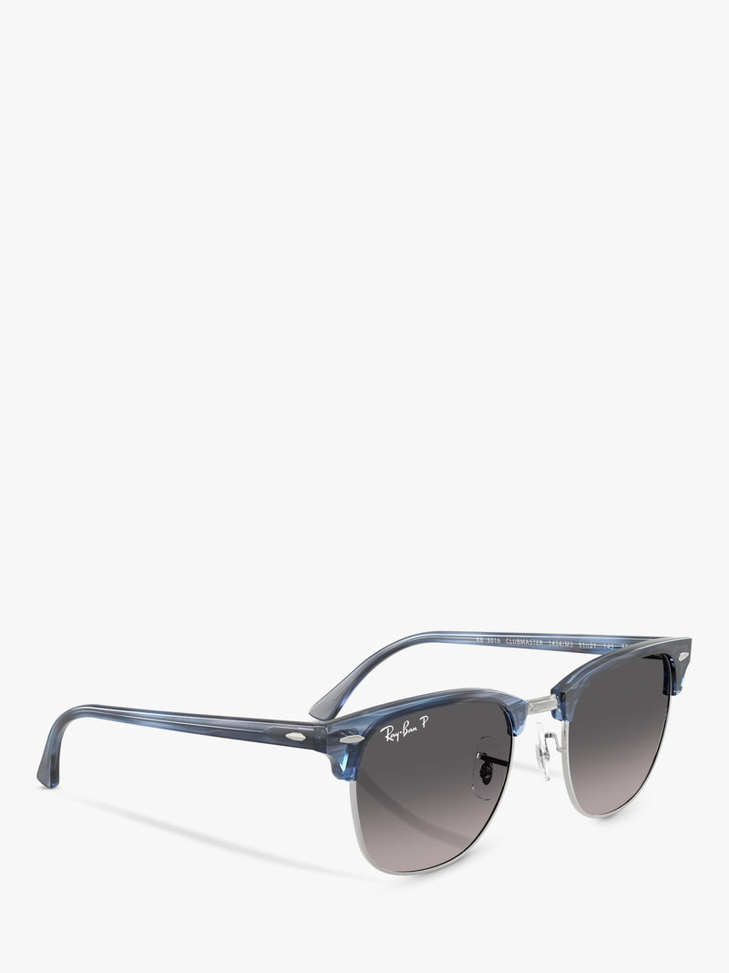Ray-Ban square sunglasses blue/grey 51mm, imported from the UK