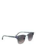 Ray-Ban square sunglasses blue/grey 51mm, imported from the UK