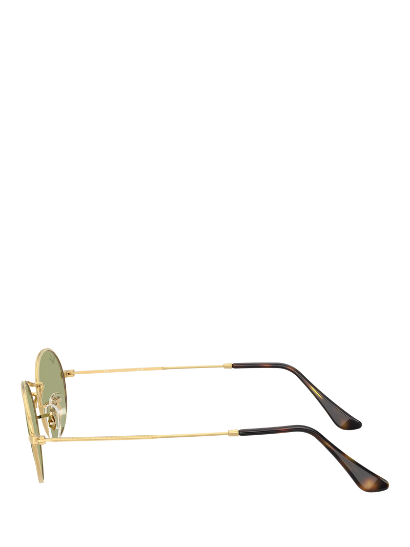 Ray-Ban RB3547 oval sunglasses gold/Green metal frame, imported from the UK