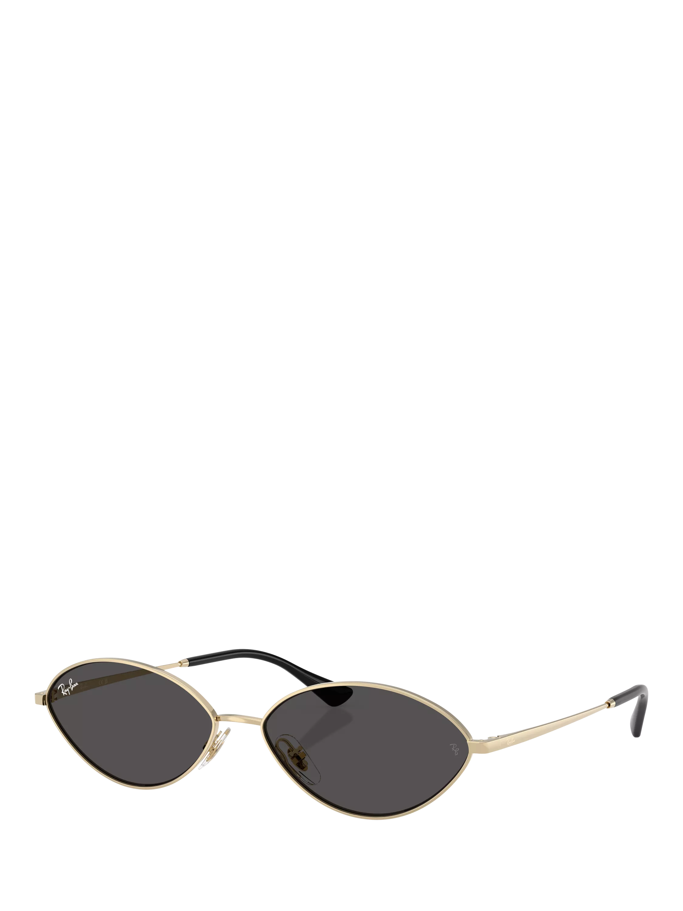 Ray-Ban oval sunglasses Gold/Black, imported from the UK