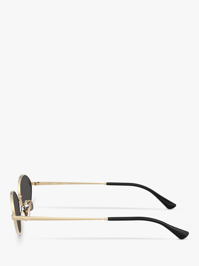 Ray-Ban oval sunglasses Gold/Black, imported from the UK