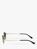Ray-Ban oval sunglasses Gold/Black, imported from the UK