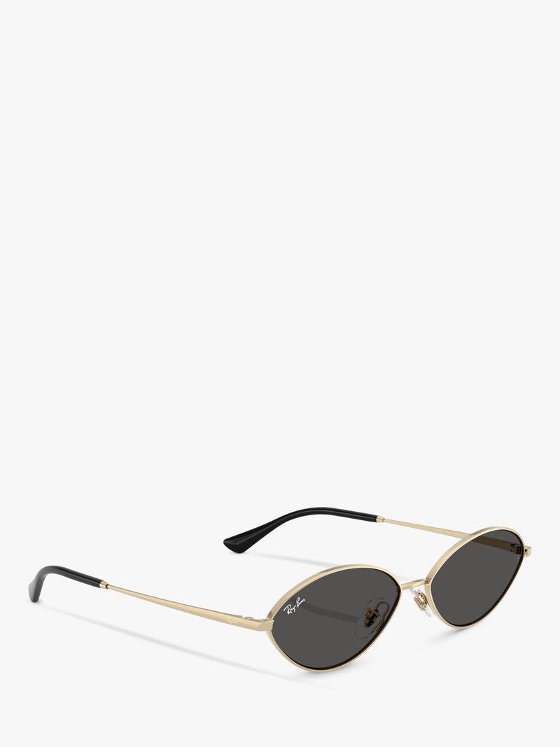 Ray-Ban oval sunglasses Gold/Black, imported from the UK