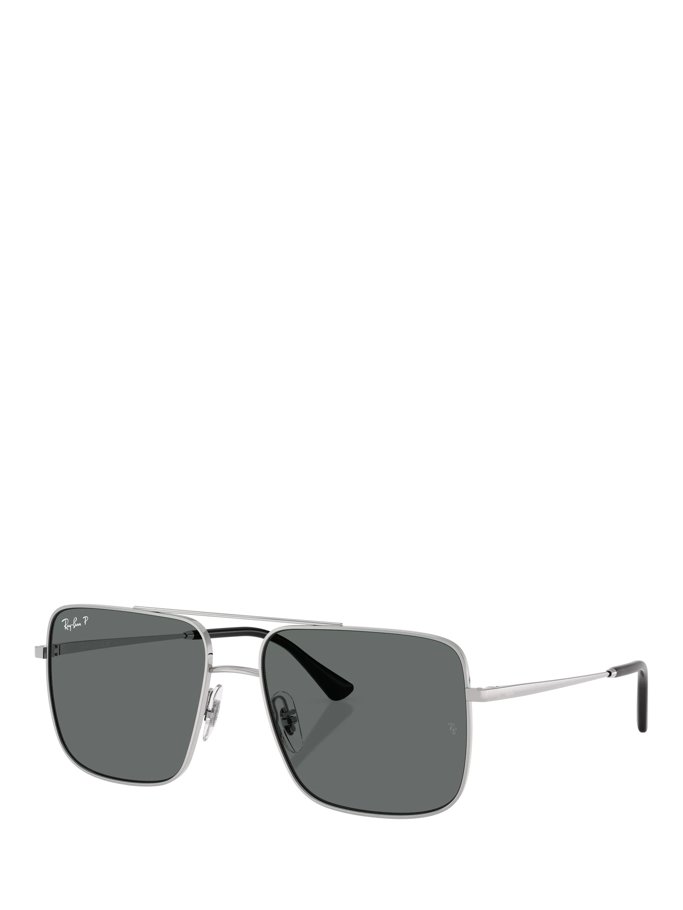 Ray-Ban polarised square sunglasses metal frame - British product
