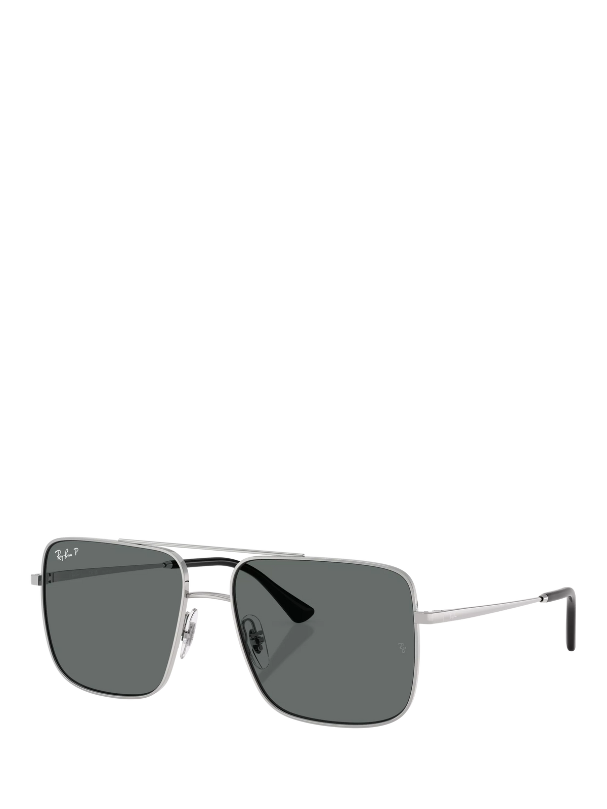 Ray-Ban polarised square sunglasses metal frame - British product
