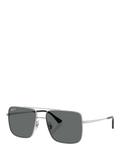Ray-Ban polarised square sunglasses metal frame - British product