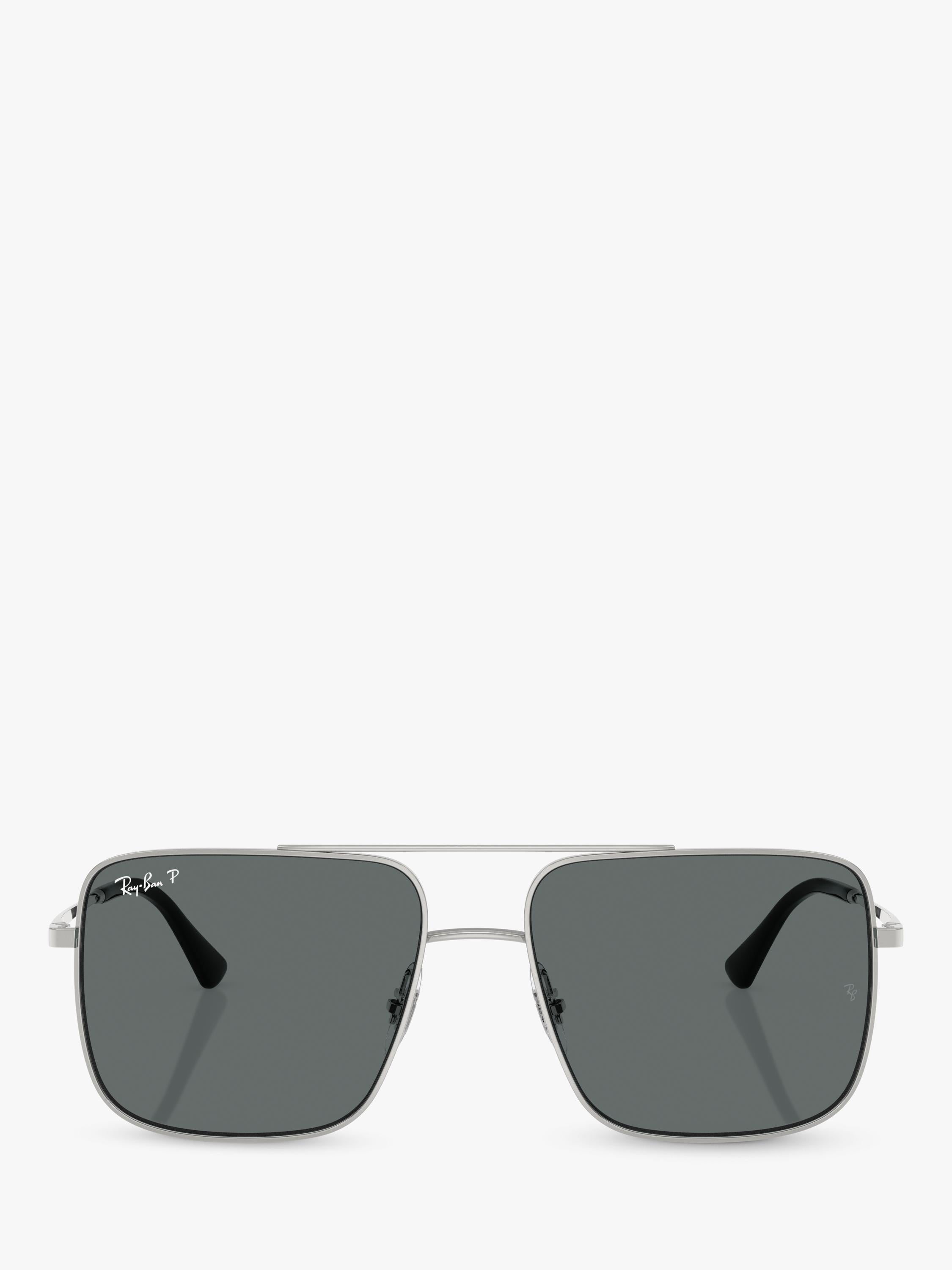 Ray-Ban polarised square sunglasses metal frame - British product