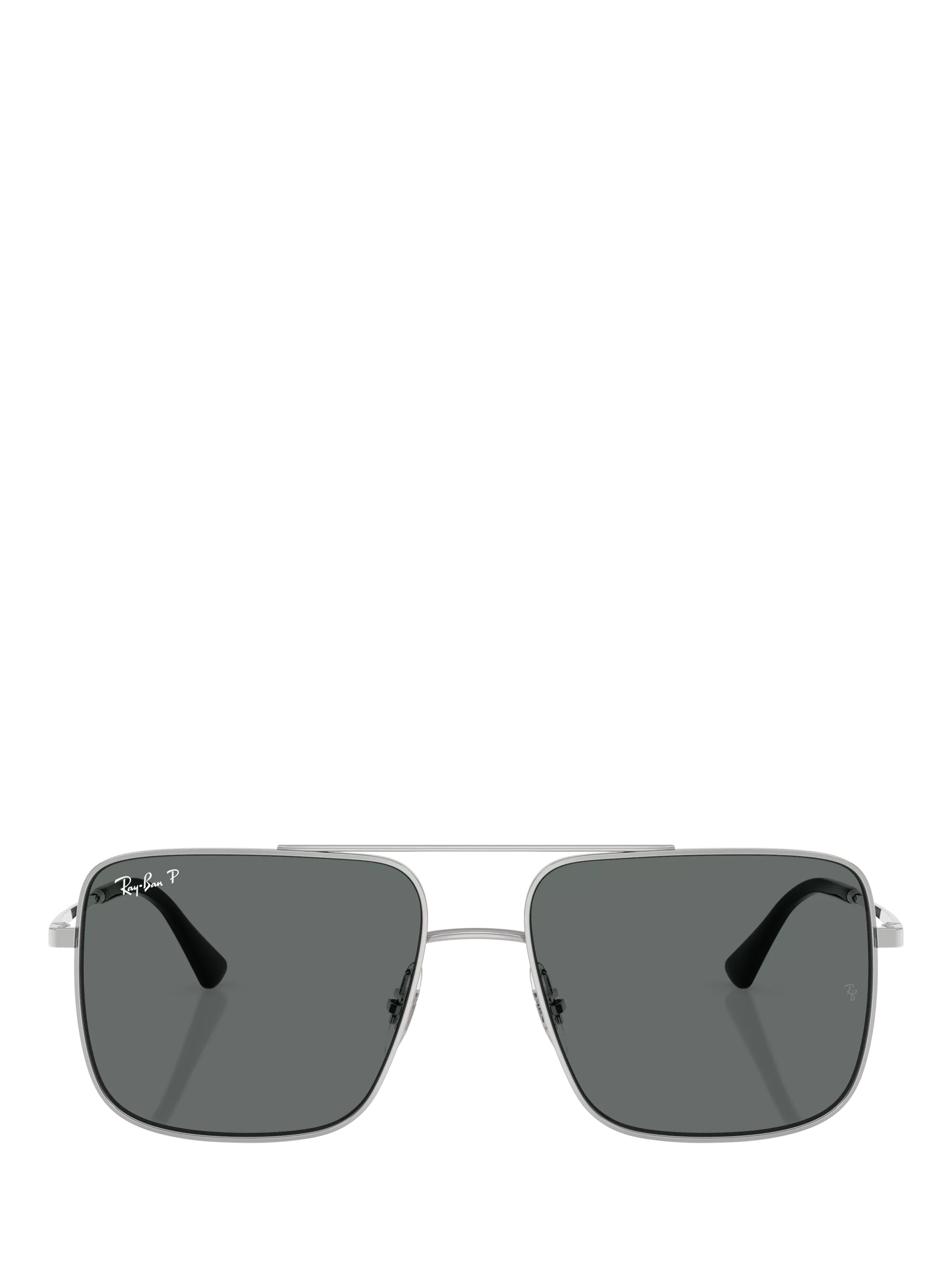 Ray-Ban polarised square sunglasses metal frame - British product