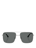 Ray-Ban polarised square sunglasses metal frame - British product