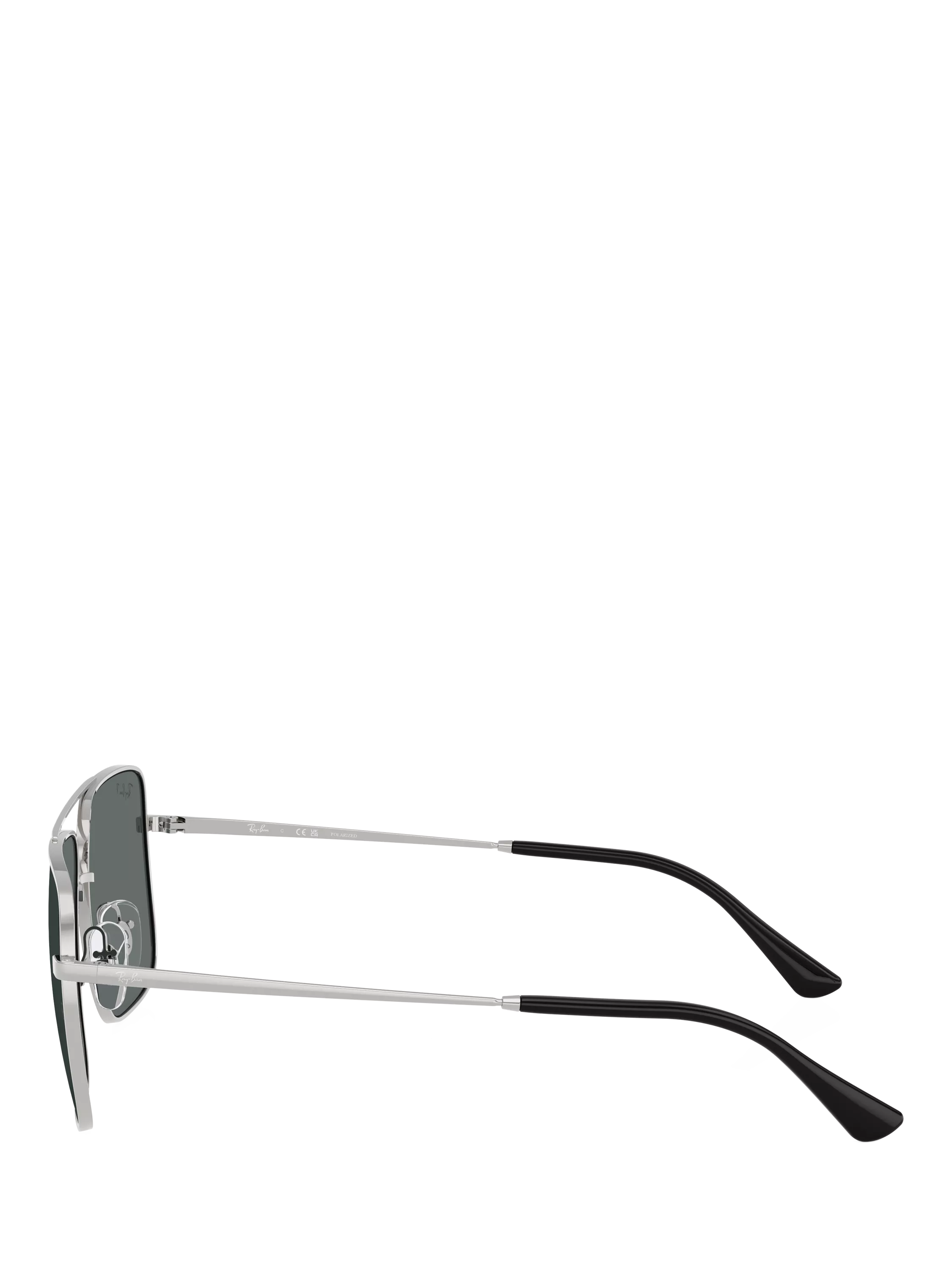 Ray-Ban polarised square sunglasses metal frame - British product