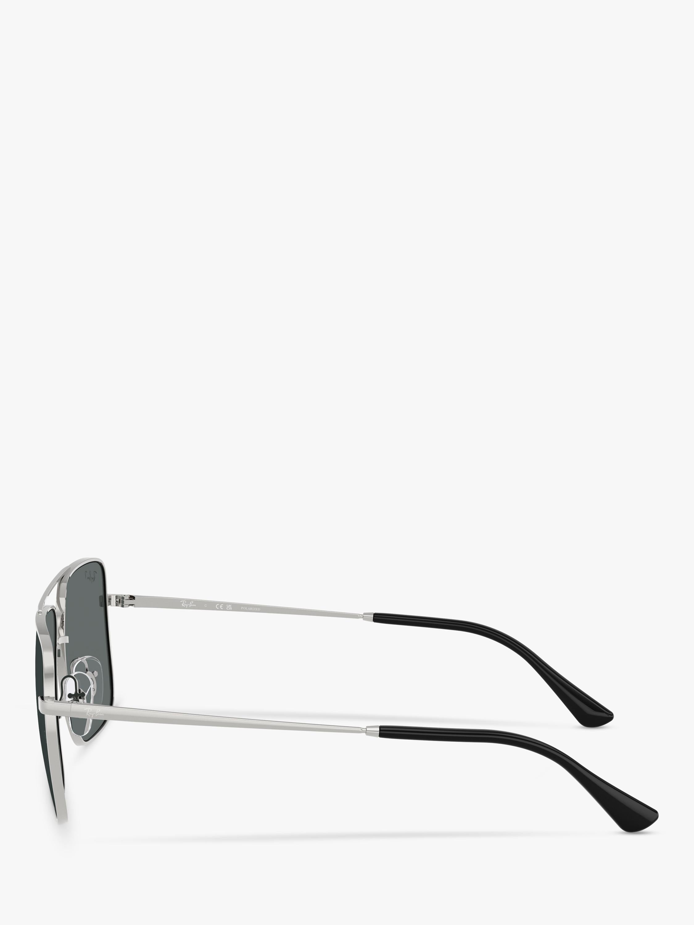 Ray-Ban polarised square sunglasses metal frame - British product