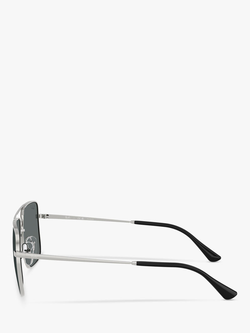 Ray-Ban polarised square sunglasses metal frame - British product