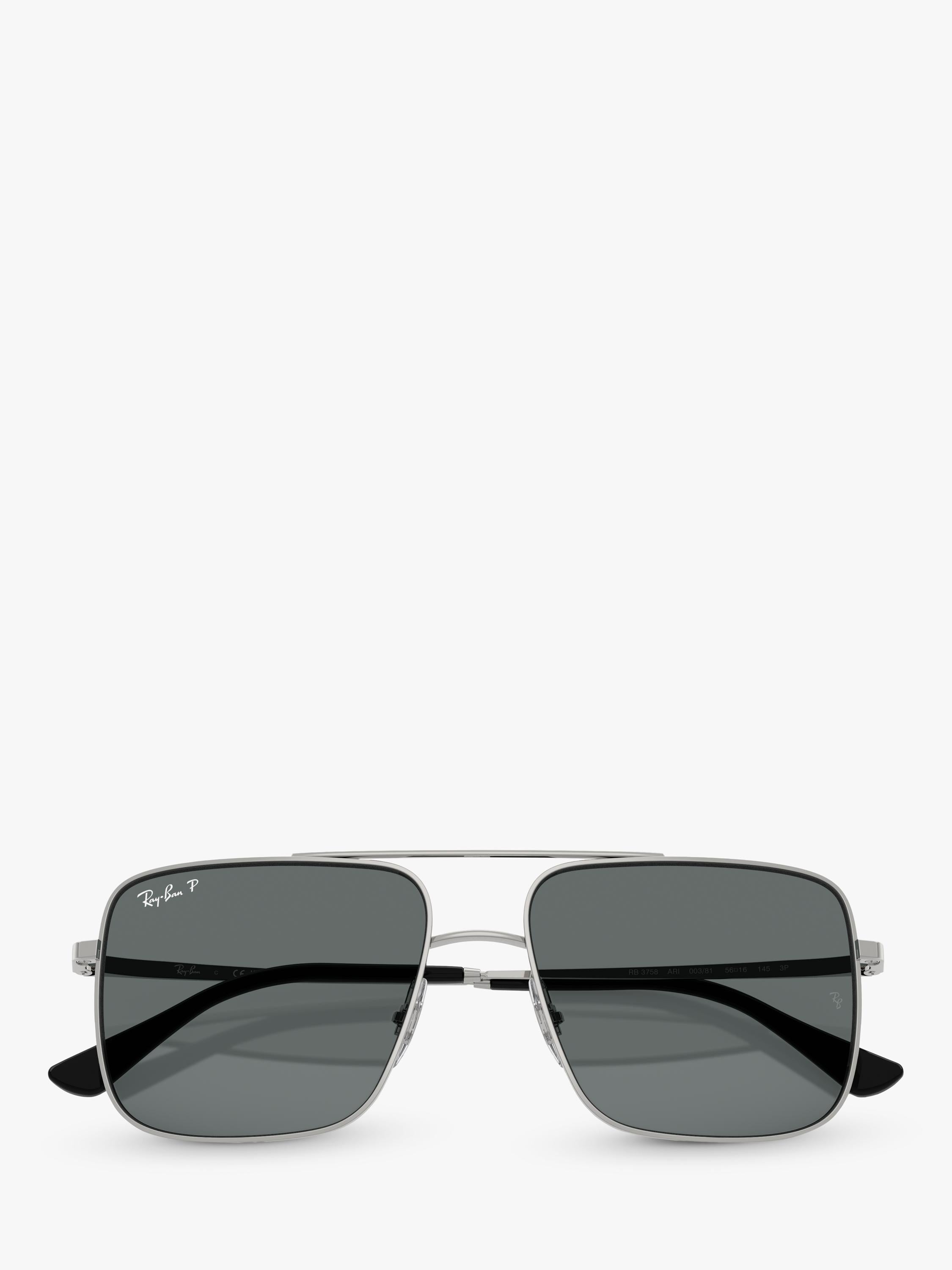 Ray-Ban polarised square sunglasses metal frame - British product