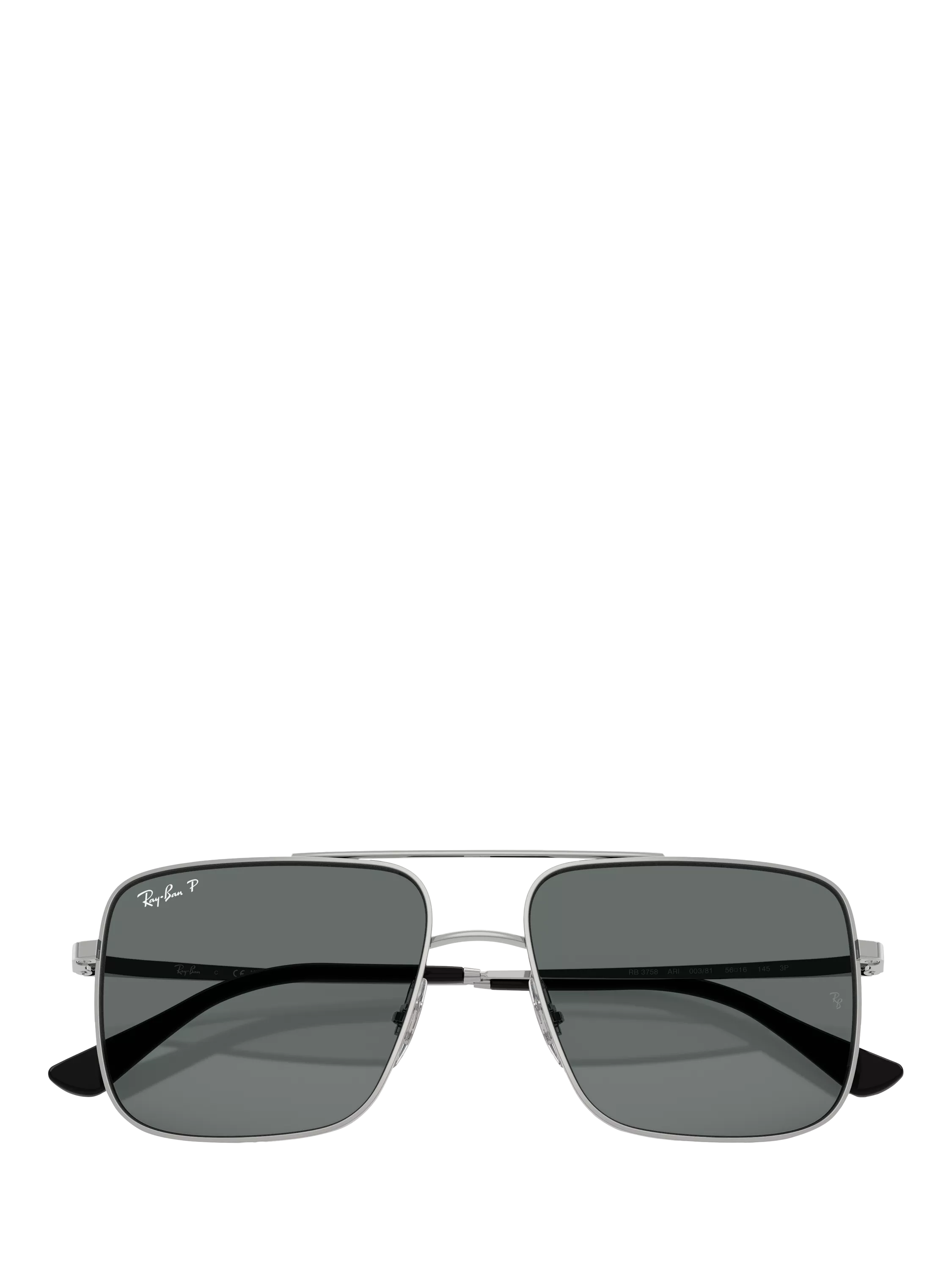 Ray-Ban polarised square sunglasses metal frame - British product
