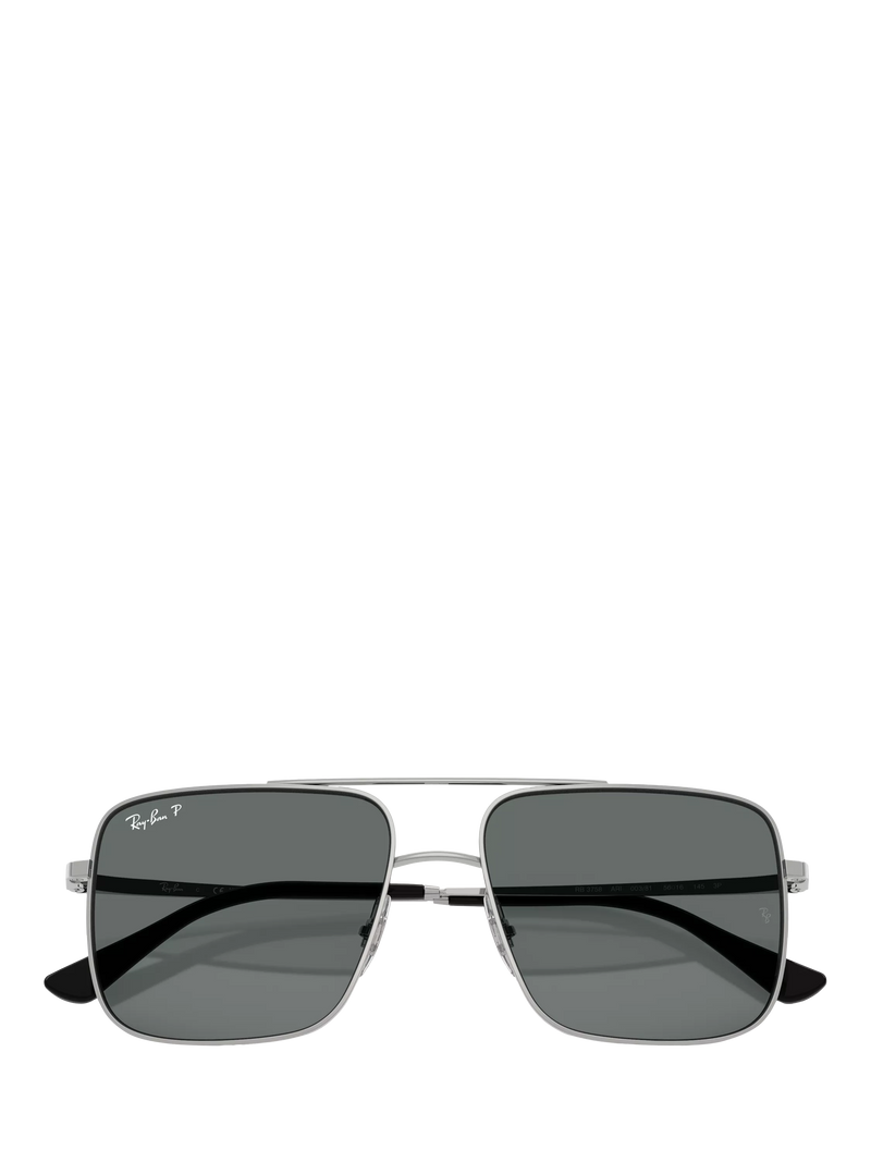 Ray-Ban polarised square sunglasses metal frame - British product
