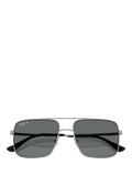 Ray-Ban polarised square sunglasses metal frame - British product