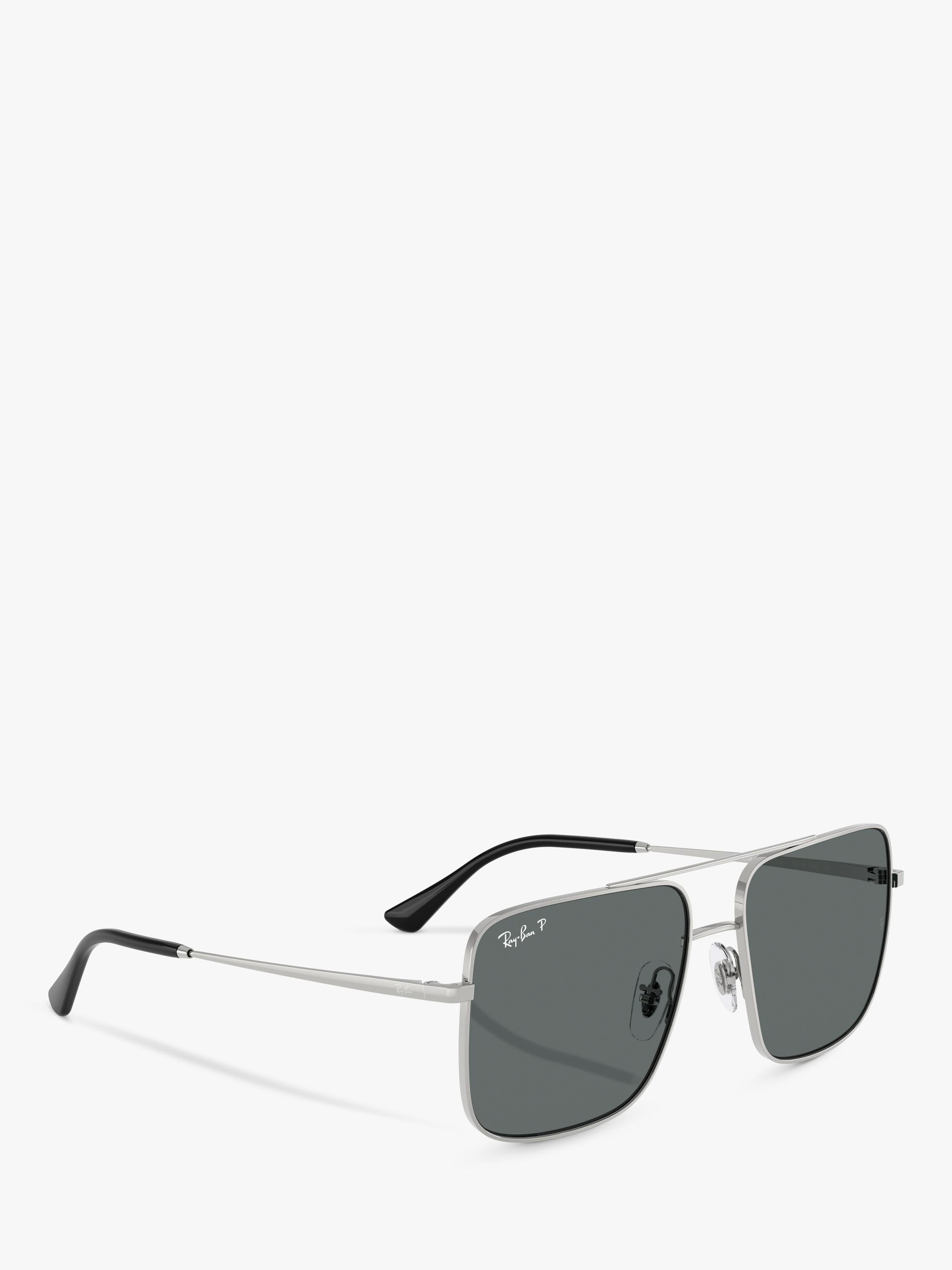Ray-Ban polarised square sunglasses metal frame - British product