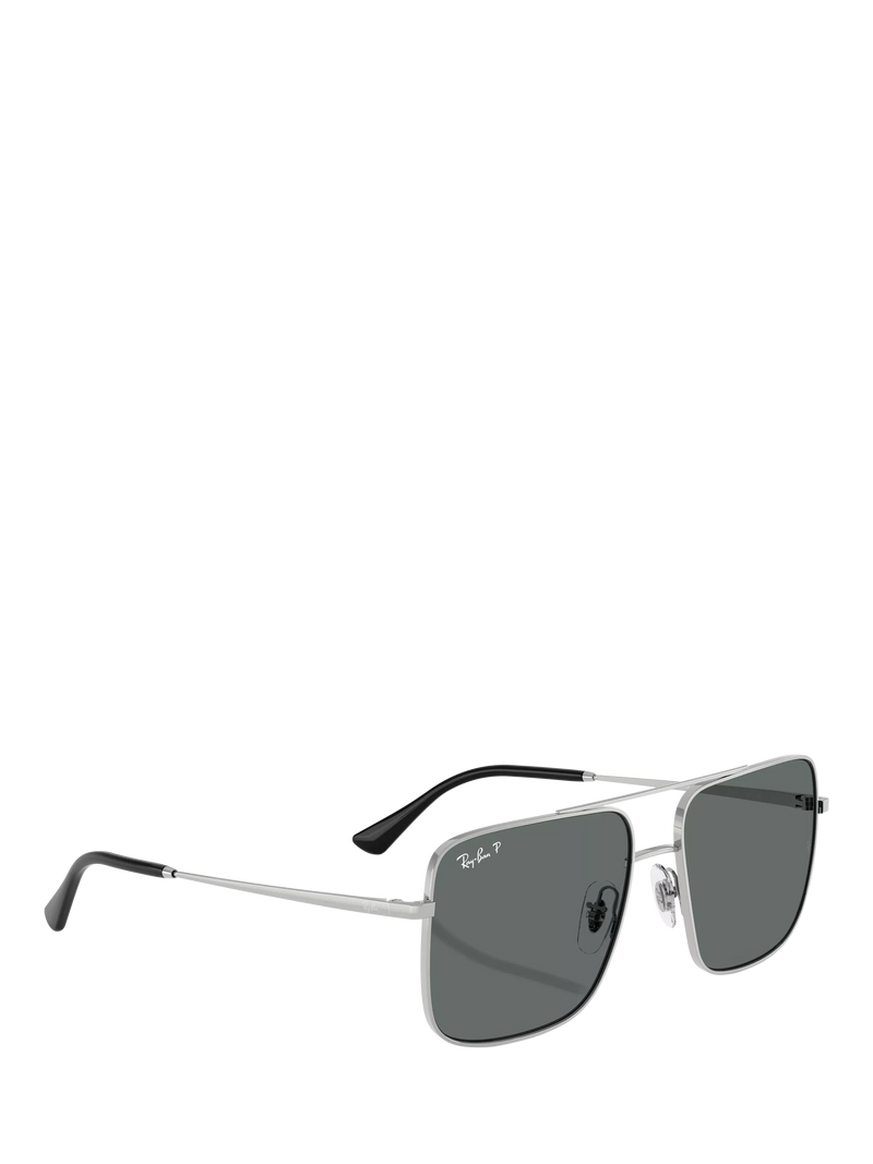 Ray-Ban polarised square sunglasses metal frame - British product