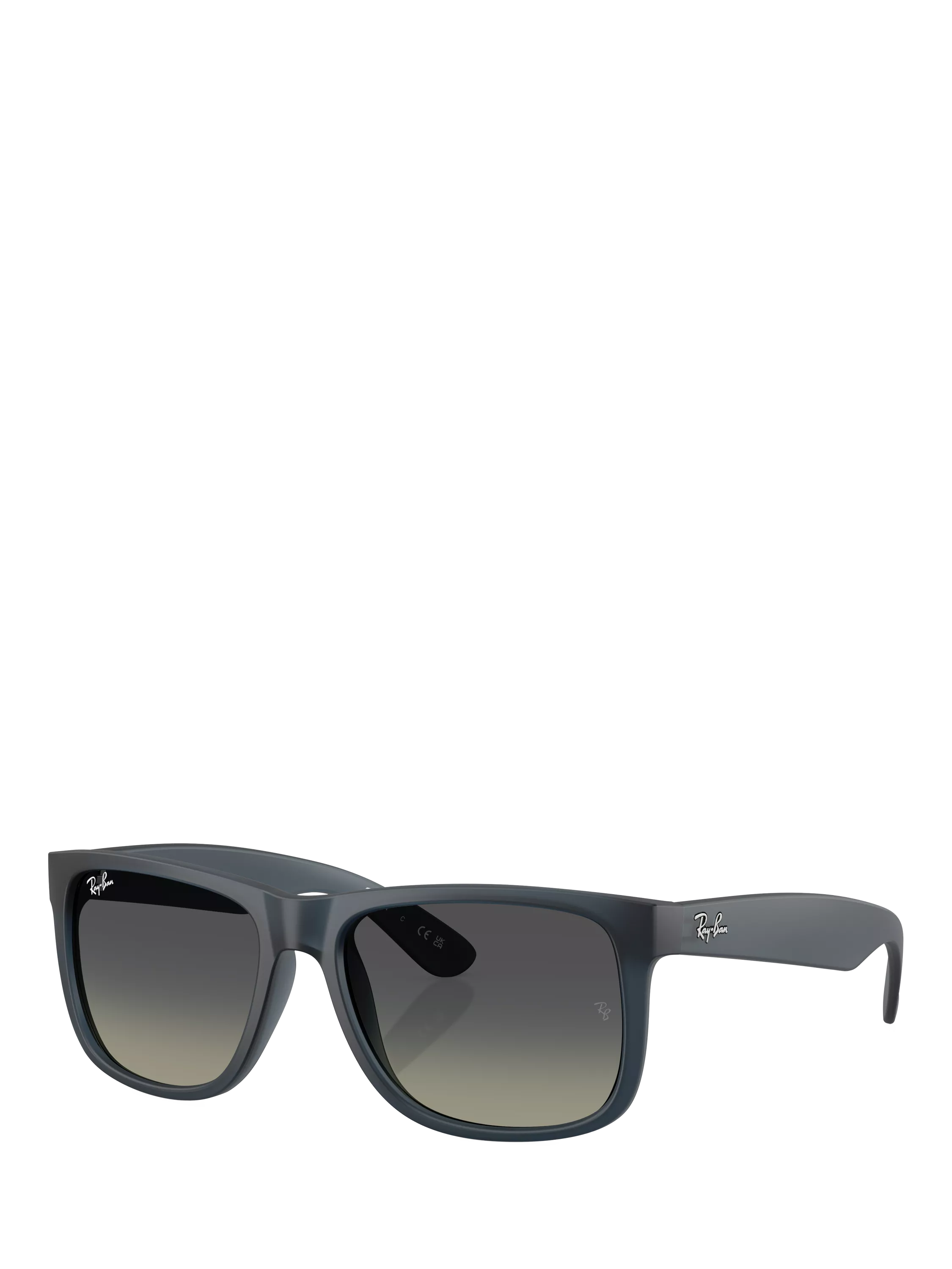 Ray-Ban RB4165 square sunglasses blue grey plastic frame - British product