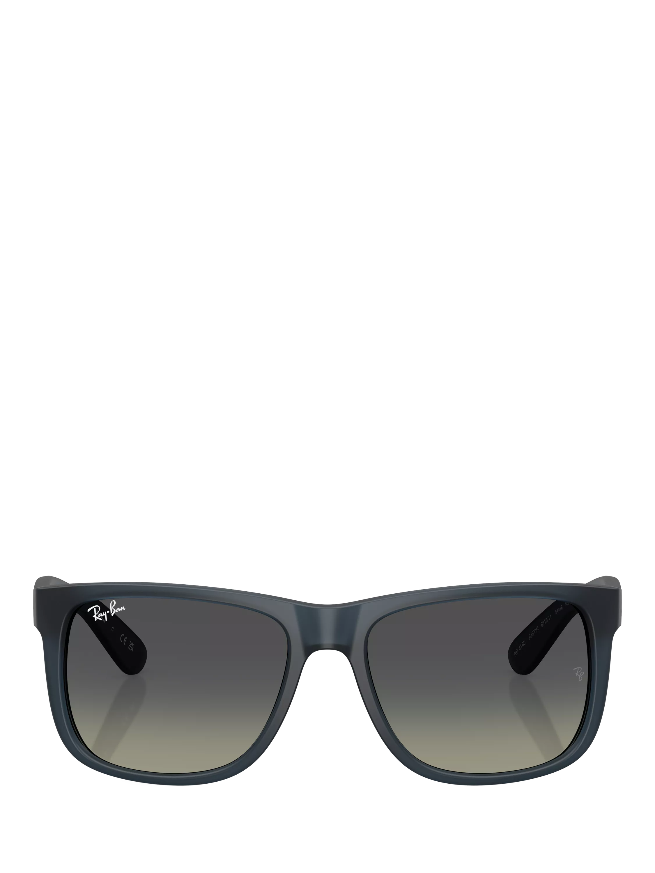 Ray-Ban RB4165 square sunglasses blue grey plastic frame - British product