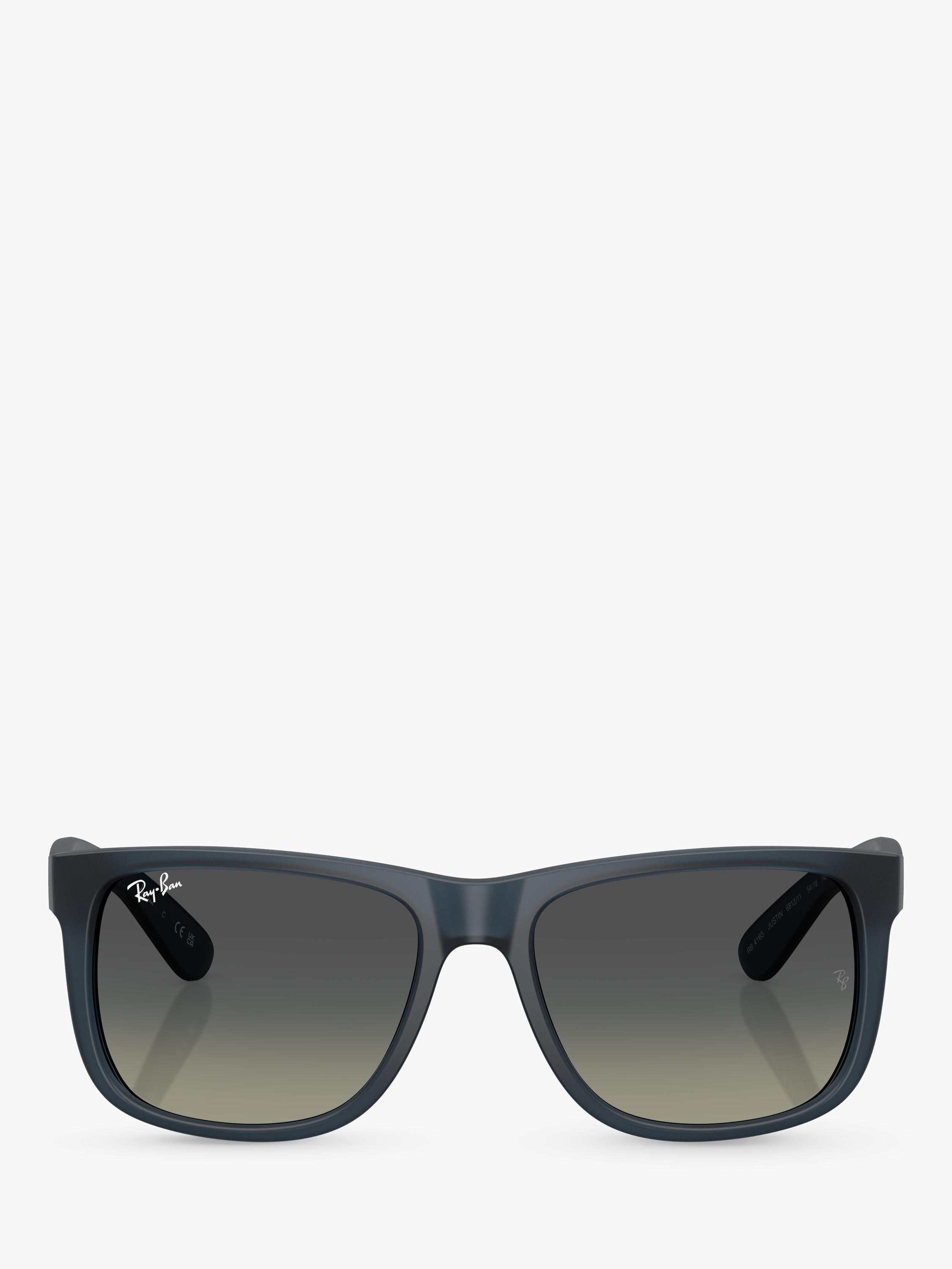 Ray-Ban RB4165 square sunglasses blue grey plastic frame - British product